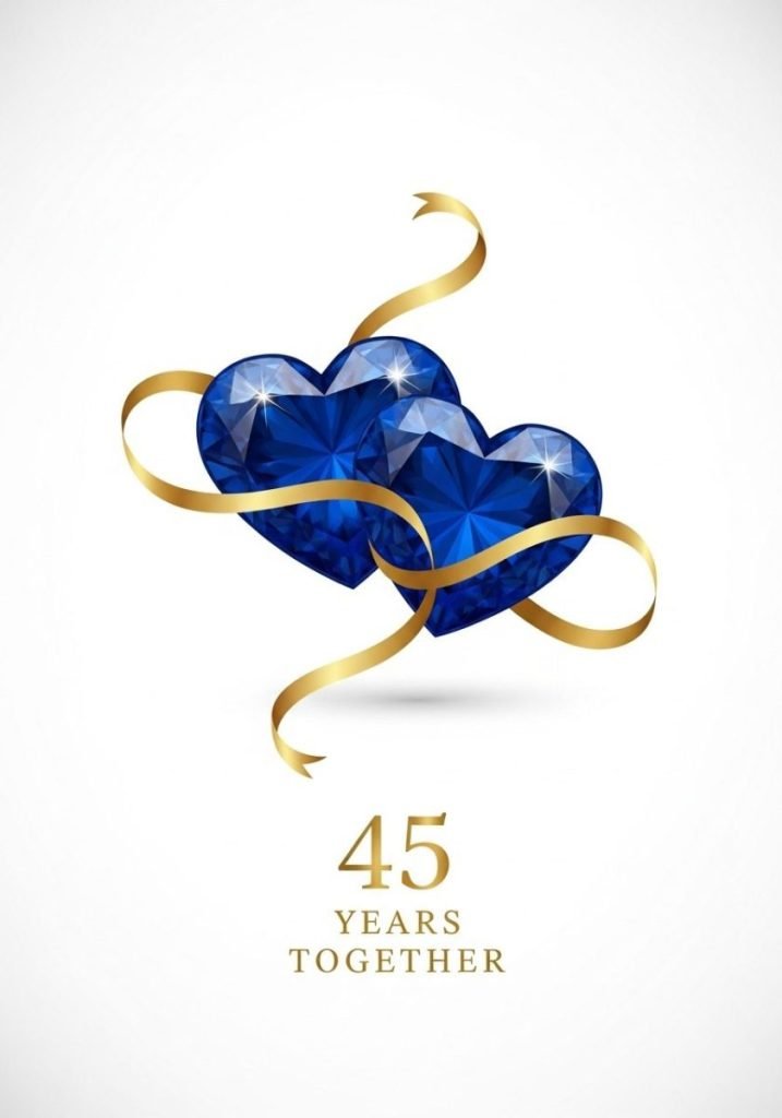 45 лет свадьбы - картинки