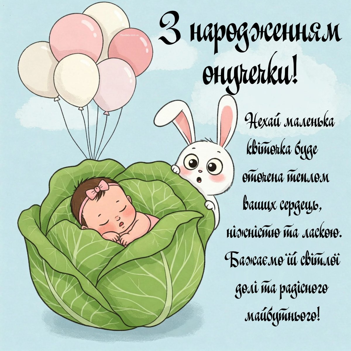 картинки с рождением внучки на украинском языке