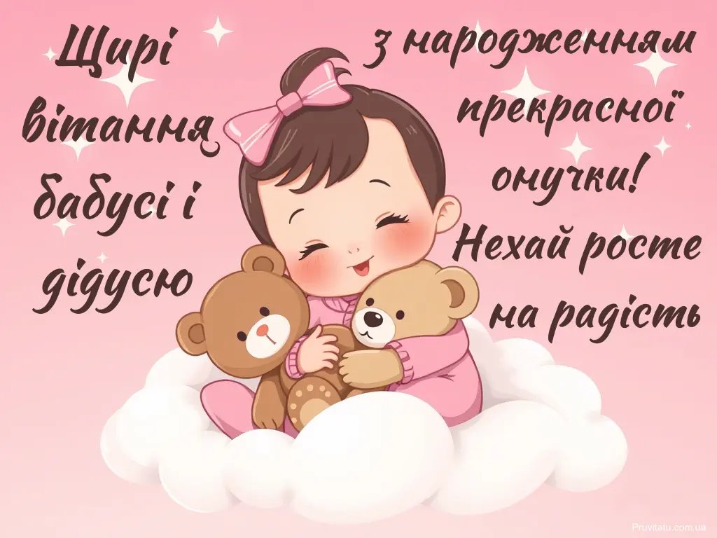 картинки с рождением внучки на украинском языке