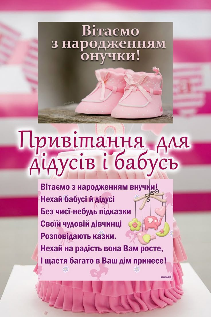привітання бабусі з днем народження внучки